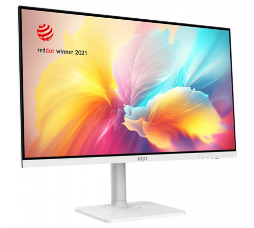 Монитор 27" MSI Modern MD2712PW IPS, 1920x1080, 100Hz, 4ms, 300сd/m, 1000:1, HDR, HDMI(1.4b), Type-C(PD-15W), HAS, Pivot, Swivel, ExPSU, Speakers, Vesa 75, White