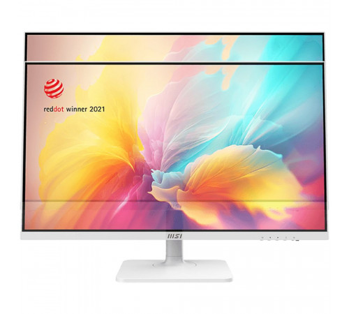 Монитор 27" MSI Modern MD2712PW IPS, 1920x1080, 100Hz, 4ms, 300сd/m, 1000:1, HDR, HDMI(1.4b), Type-C(PD-15W), HAS, Pivot, Swivel, ExPSU, Speakers, Vesa 75, White