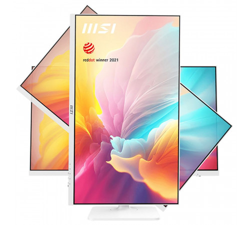 Монитор 27" MSI Modern MD2712PW IPS, 1920x1080, 100Hz, 4ms, 300сd/m, 1000:1, HDR, HDMI(1.4b), Type-C(PD-15W), HAS, Pivot, Swivel, ExPSU, Speakers, Vesa 75, White