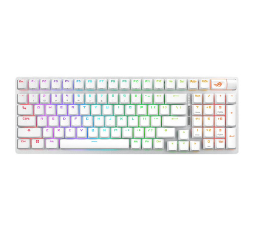 Клавиатура беспроводная игровая ASUS X901 STRIX SCOPE II 96 WL, белый