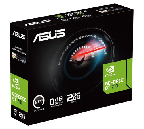 Видеокарта ASUS GT710-SL-2GD5-BRK-EVO 2GB, GDDR5/64-bit