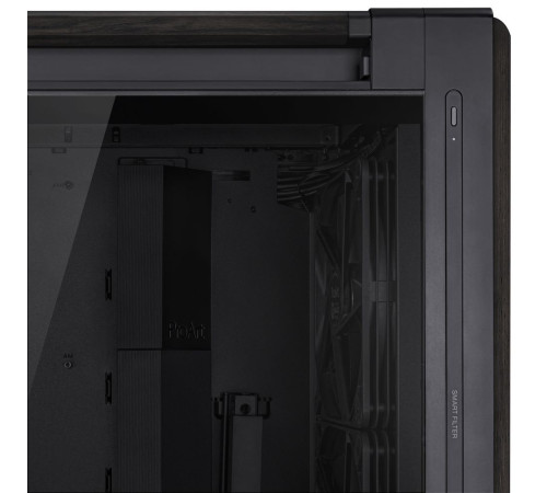Корпус ASUS PROART PA602 WOOD TG, черный