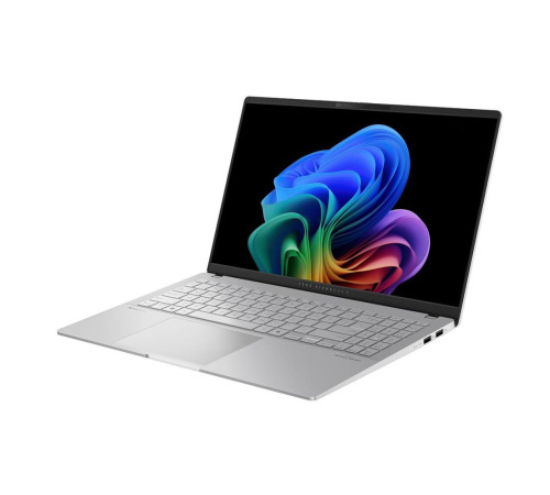 Ноутбук ASUS Vivobook S15 S5507QA-MA006W Qualcomm Snapdragon X Elite X1E-78-100/16Gb/1Tb/15.6"/OLED /2.8K/120Hz/Win11/Silver(90NB14Q2-M005E0)