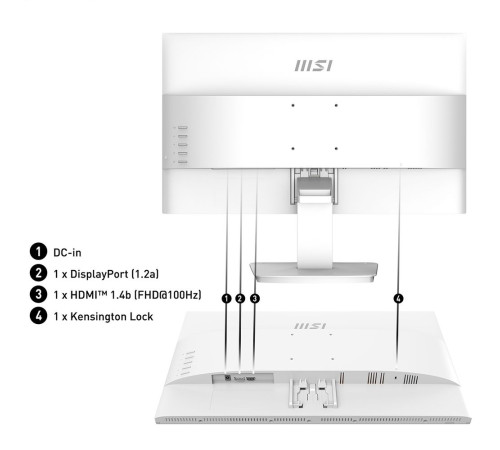 Монитор MSI PRO MP2412W (23.8")