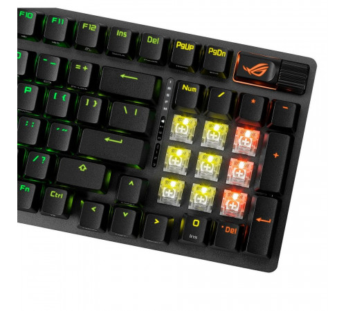Клавиатура ASUS X901 STRIX SCOPE II 96 WL ROG NX Snow ABS 96% USB 2.4GHz BT