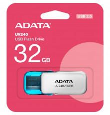USB накопитель ADATA 32GB USB2.0 AUV240-32G-RWH WHITE
