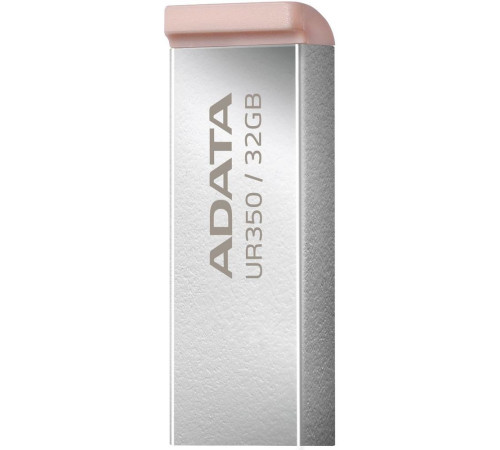 USB накопитель 32GB ADATA UR350, USB 3.2, серебристый