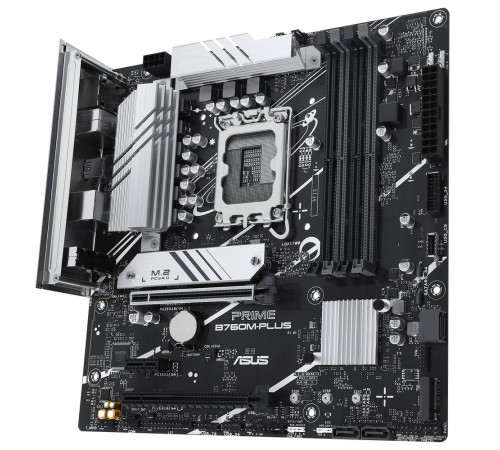 Материнская плата ASUS PRIME B760M-PLUS LGA1700 mATX 4хDDR5 2xPCIEx16 PCIEx1 2xM.2 DP HDMI 2.5GLAN
