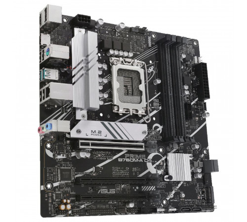 Материнская плата ASUS PRIME B760M-A D4-CSM LGA1700 mATX 4xDDR4 3xPCI-Ex16 2xM.2 DP 2xHDMI 2.5GLAN