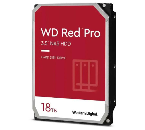 Жесткий диск 18TB Western Digital Red Pro WD181KFGX