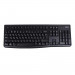 Клавиатура Logitech K120 for Business |920-002522| черная, офисная, 104 клавиши, защита от воды, USB 1,5м, brown box, (021419)