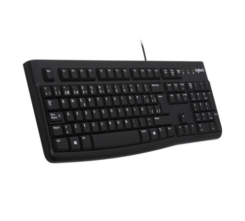 Клавиатура проводная Logitech K120 (USB, waterproof, low profile) OEM