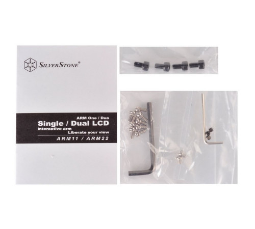 Кронштейн для монитора Silverstone SST-ARM22BC, черный