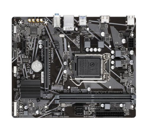 Материнская плата Gigabyte H410M K 2.0 (LGA1200)