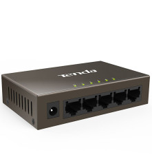 Коммутатор Tenda TEF1005D, черный