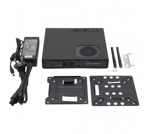 Персональный компьютер Raskat STANDART 307, Intel Core i3-12100, RAM 16GB, SSD 256GB, черный