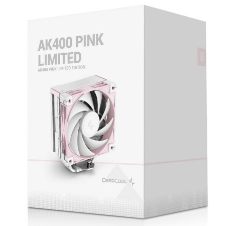 Вентилятор для процессора Deepcool AK400 PINK LIMITED, белый/розовый