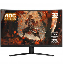 Монитор 31.5" AOC CQ32G4VE Curved VA, 2560x1440, 180Hz, 1ms, 300сd/m, 3500:1, HDR10, 2xHDMI(2.0), DP(1.4), InPSU, Vesa 100, Black/Grey