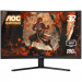 Монитор 31.5" AOC CQ32G4VE Curved VA, 2560x1440, 180Hz, 1ms, 300сd/m, 3500:1, HDR10, 2xHDMI(2.0), DP(1.4), InPSU, Vesa 100, Black/Grey