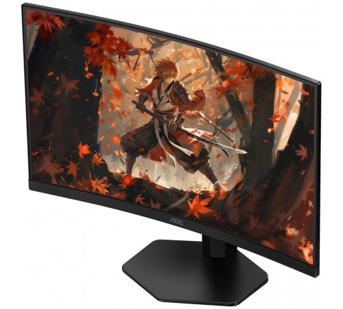 Монитор 27" AOC C27G4ZXU Curved VA, 1920x1080, 280Hz, 0,3ms, 300сd/m, 3000:1, HDR10 | 2xHDMI(2.0), DP(1.4) | HAS, Pivot, Swivel, InPSU, Speakers, Vesa 100, Black