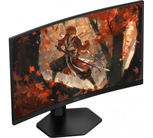 Монитор 27" AOC C27G4ZXU Curved VA, 1920x1080, 280Hz, 0,3ms, 300сd/m, 3000:1, HDR10 | 2xHDMI(2.0), DP(1.4) | HAS, Pivot, Swivel, InPSU, Speakers, Vesa 100, Black