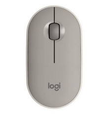 Мышь беспроводная Logitech Pebble M350, USB, бежевый