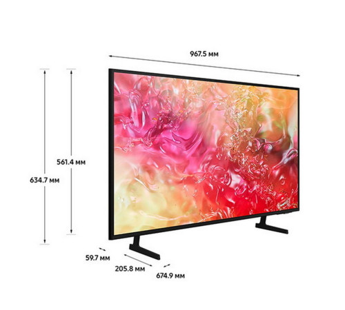 Телевизор LED 43" SAMSUNG UE43DU7100UXRU