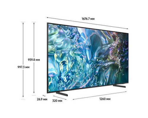 Телевизор Q-LED 75" SAMSUNG QE75Q60DAUXRU Телевизор Q-LED 75" SAMSUNG QE75Q60DAUXRU
