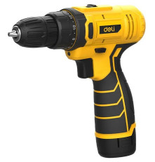 Дрель-шуруповерт аккумуляторная Deli DL-DZ12-6A2 (1 АКБ*2Ач+ЗУ, 12В, 30Нм, набор оснастки 24 предмета, кейс)