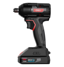 Гайковерт ударный аккумуляторный Deli DE-BS20-1D2 (2АКБ*2Ач + ЗУ, 20V, 350Нм, 0-2800 об/мин, 0-3600 уд/мин, сумка)