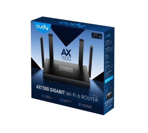Маршрутизатор CUDY WR1500, черный
