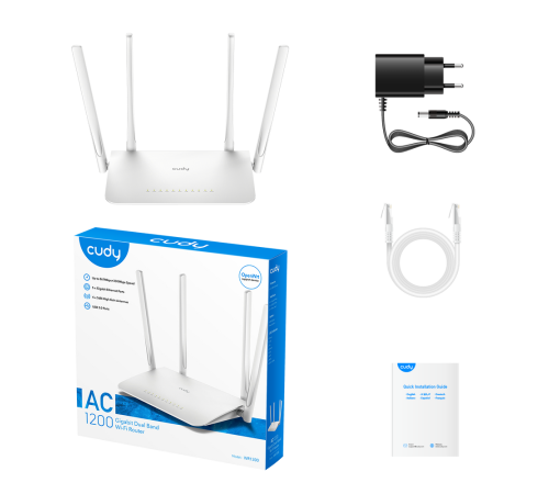Маршрутизатор CUDY WR1300, белый