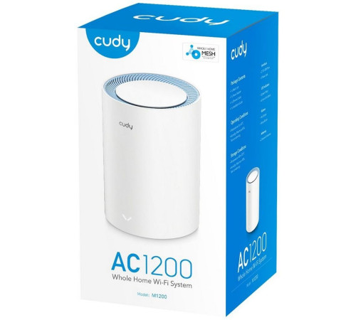 Wi-Fi MESH система CUDY M1200(1-Pack), белый