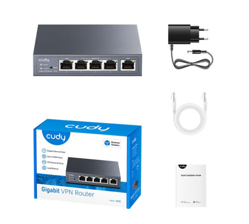 Маршрутизатор CUDY R700, черный