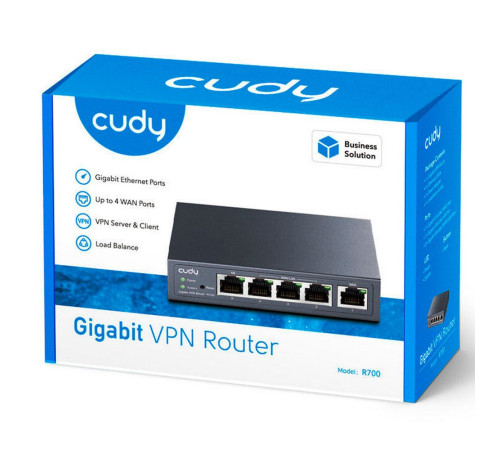 Маршрутизатор CUDY R700, черный