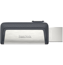 USB накопитель 32GB SanDisk Ultra Dual USB 3.2 Gen 1, черный/серебристый