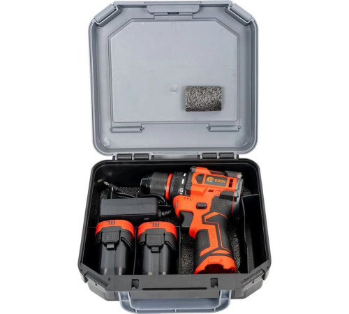 Дрель-шуруповерт аккумуляторная EDON UAD-16BL (2 АКБ*1,5Ач+ЗУ, 16В, 30Нм, кейс)