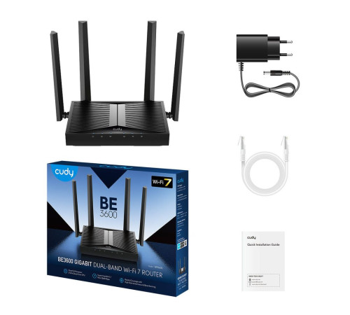 Маршрутизатор CUDY WR3600, черный