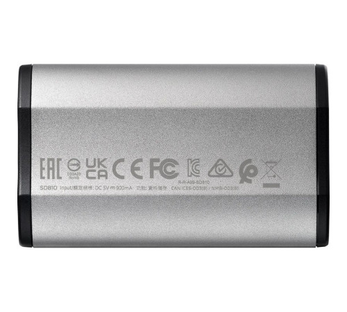 Внешний накопитель SSD 2TB ADATA SD810, USB 3.2, серебристый