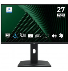 Монитор 27" MSI PRO MP275QPG IPS, 2560x1440, 100Hz, 4ms, 300сd/m, 1300:1, HDR,| 2xHDMI(2.0b), DP(1.2a), HAS, Pivot, Swivel, InPSU, Speakers, Vesa 100, Black