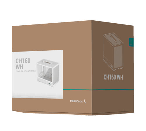Корпус  Deepcool CH160 WH R-CH160-WHNGI0-G-1