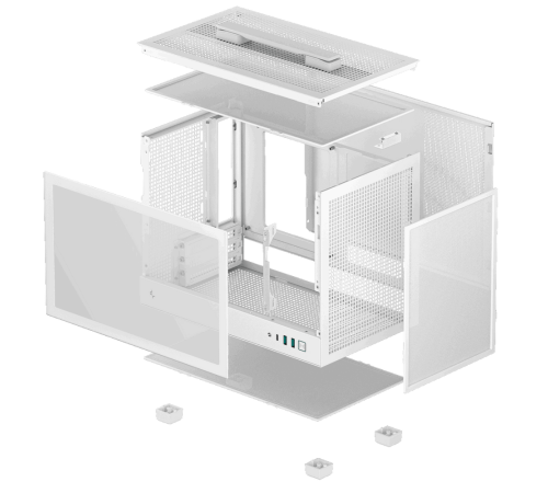 Корпус  Deepcool CH160 WH R-CH160-WHNGI0-G-1