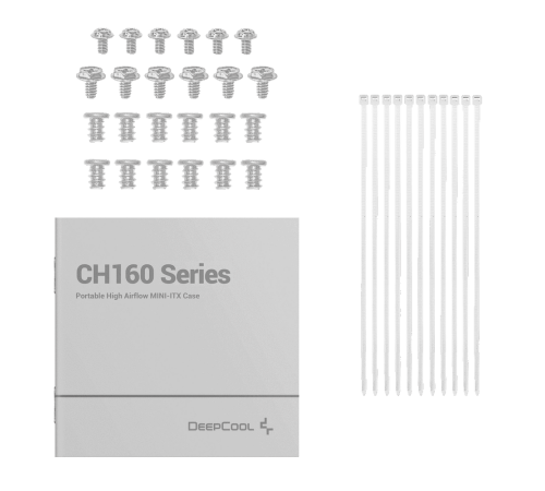 Корпус  Deepcool CH160 WH R-CH160-WHNGI0-G-1