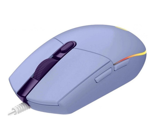 Мышь проводная игровая Logitech G102 Lightsync, сиреневый