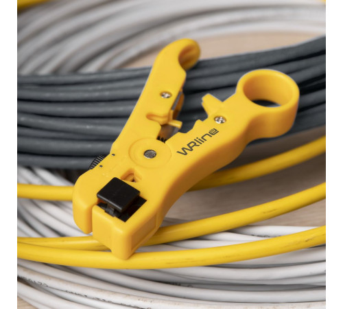 Стриппер многофункциональный Hyperline WRline WR-ST352 для зачистки и обрезки витой пары и плоского телефонного кабеля