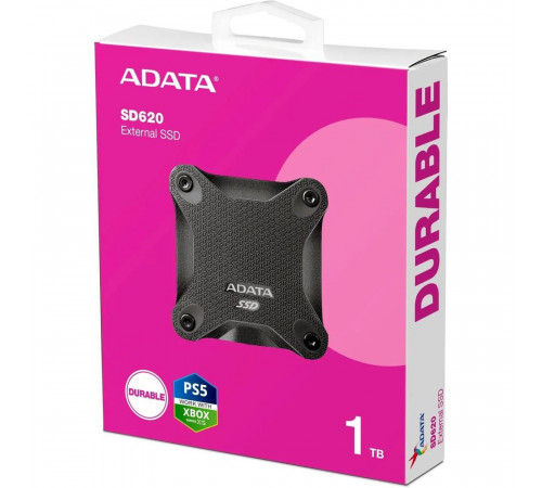 Твердотельный накопитель SSD ADATA 2.5" 1TB SD620 SD620-1TCBK USB 3.2 Gen 2 Type-A, 520/460