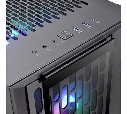 Корпус Thermaltake CTE T500 TG ARGB, черный