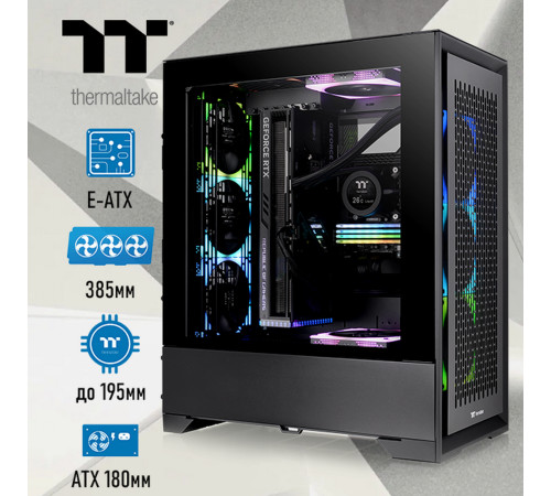 Корпус Thermaltake CTE T500 AIR, черный