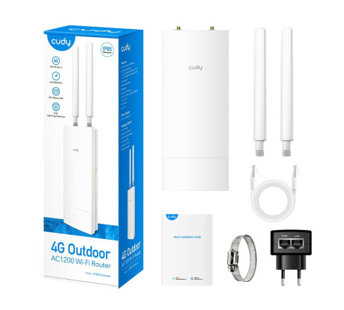 Точка доступа Wi-Fi CUDY LT500 Outdoor, белый