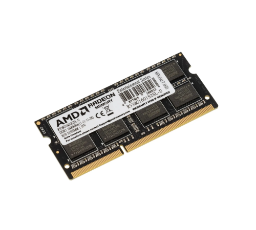 Модуль оперативной памяти AMD Radeon 8GB R5 Entertainment Series Black DDR3L 1600Mhz SO-DIMM, CL11, 1.35V, Retail